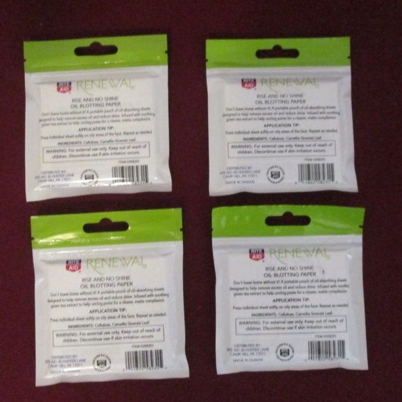 Face Oil Absorbing Sheet Blotting Paper Green tea - Picture 2 of 3